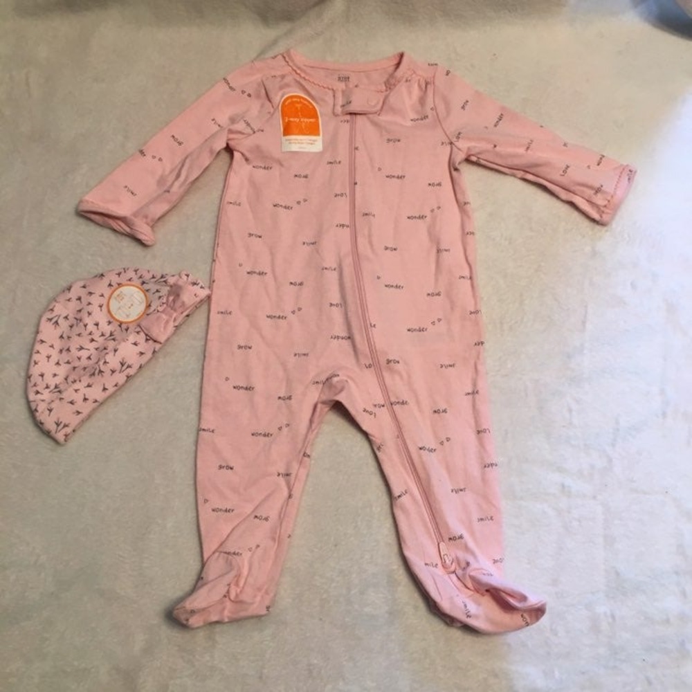 New carters baby one piece outfit hat 6m hat